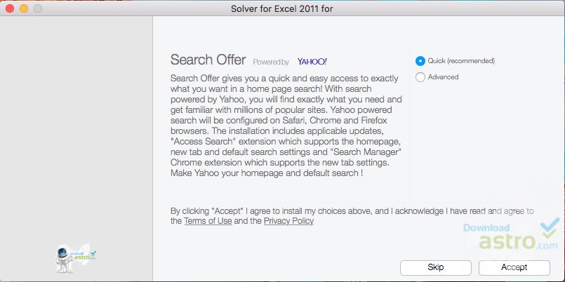 download solver for excel 2011 mac